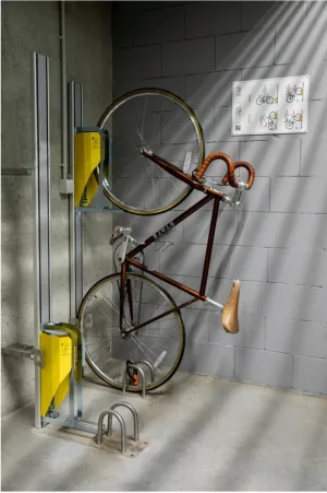 VERTICAL BICYCLE RACKS