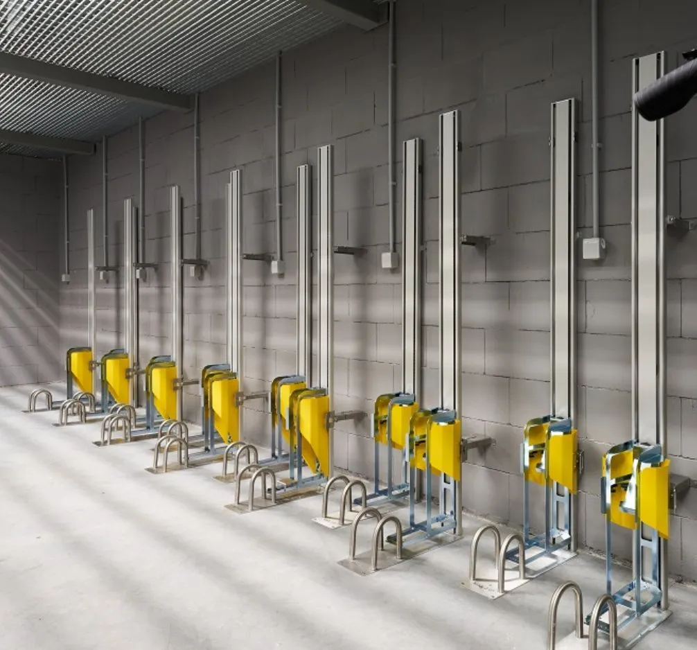 VERTICAL BICYCLE RACKS