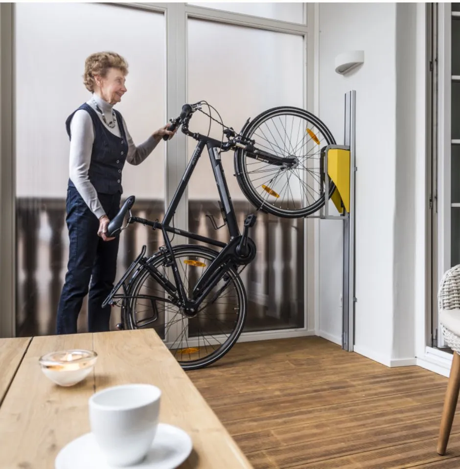 VERTICAL BICYCLE RACKS
