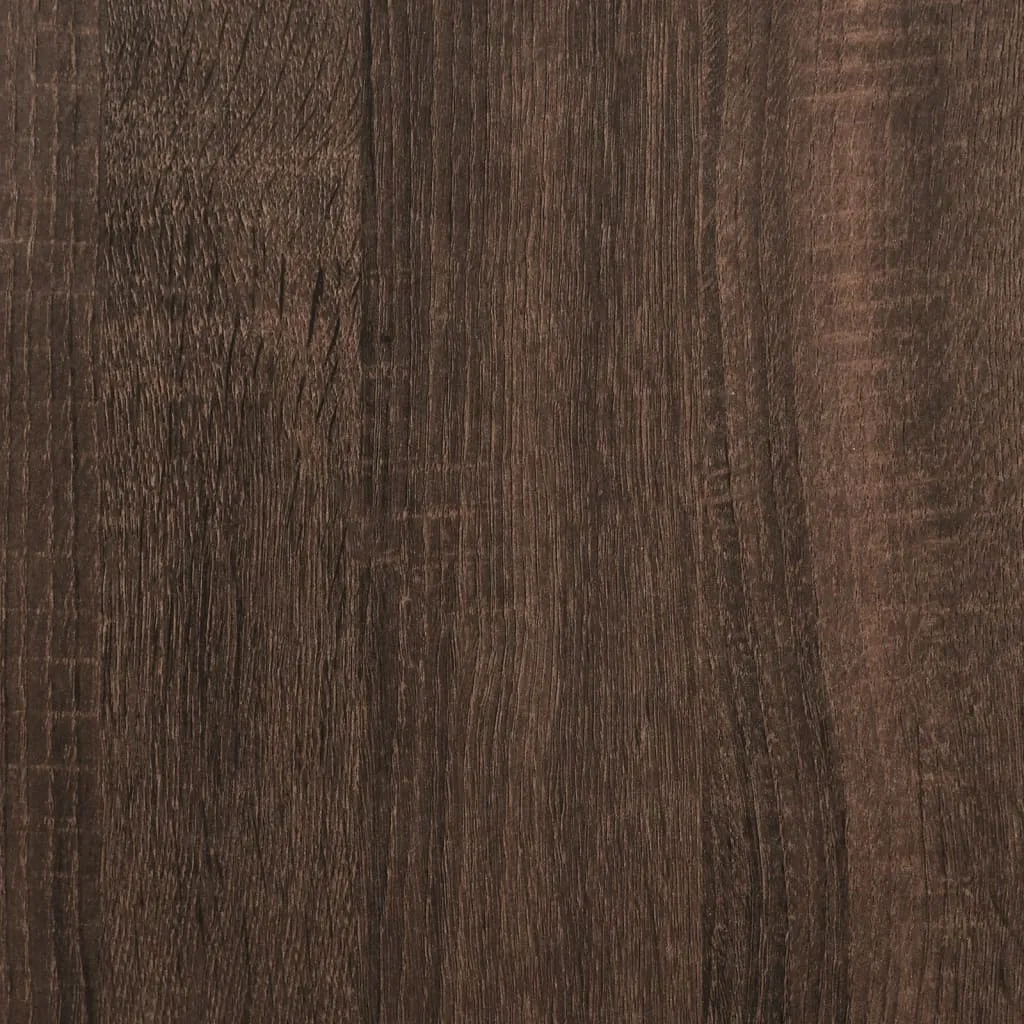 Wall Shelf 3 pcs Brown Oak Engineered Wood