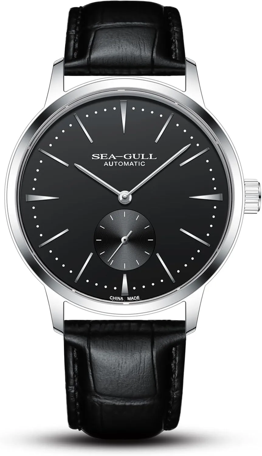 Watch for Men,Minimalist Mens Watches with Leather Strap and Replaced Steel Watch Band
