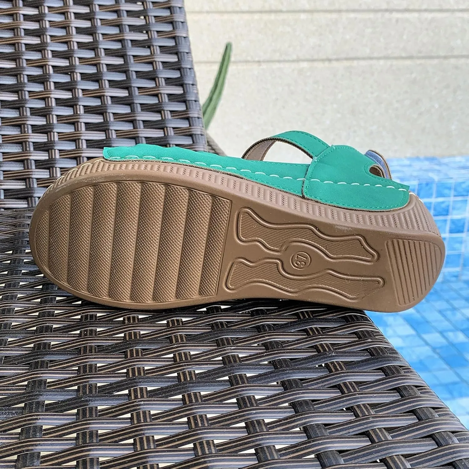 Wedge Shoes Womens Summer Dressy Orthopedic Sandals Open Toe Roman Wedges Platform Ankle Strap Ladies Sandals 2025