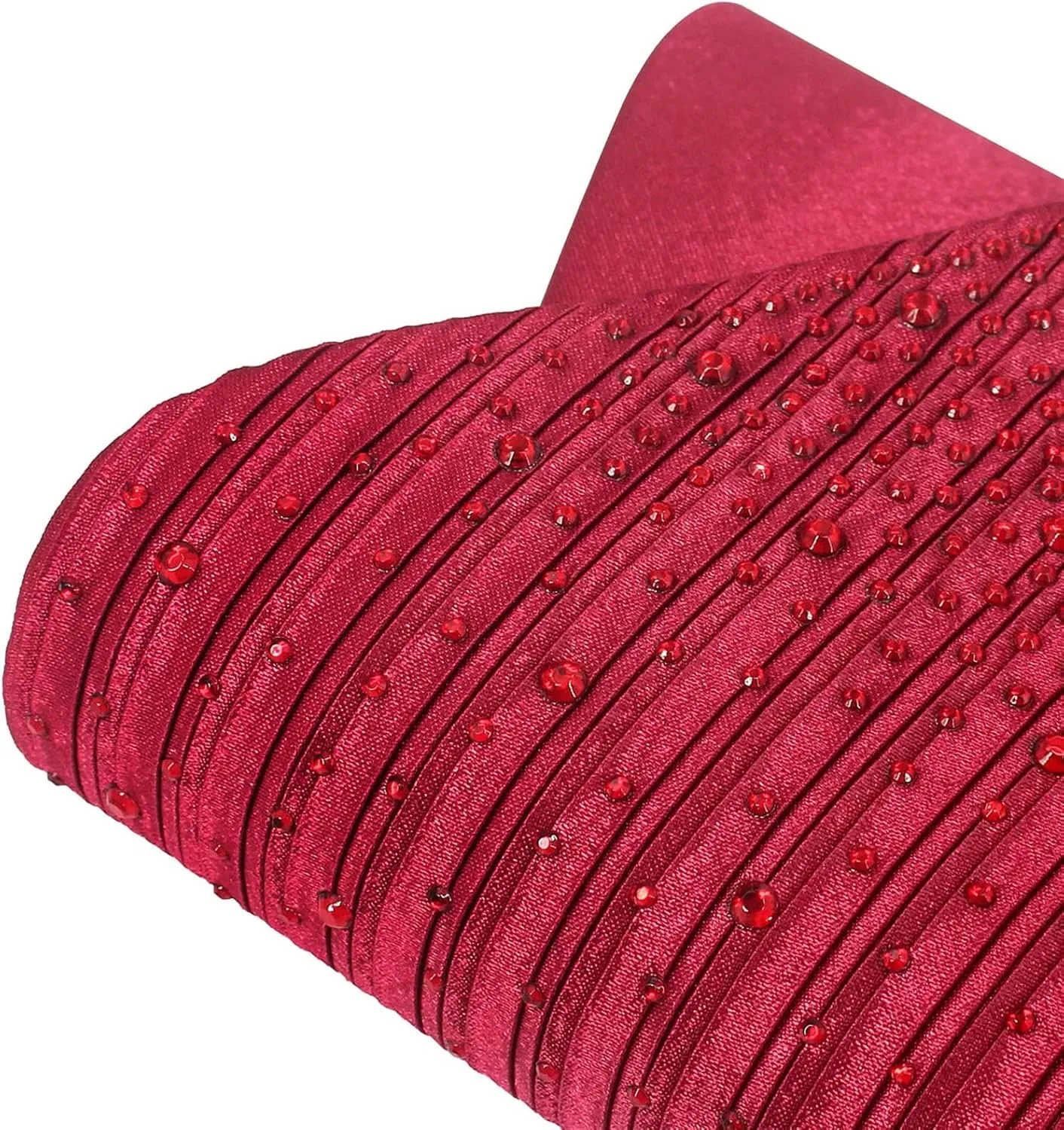Women Evening Bags with Rhinestones Flap Clutch Purse with Detachable Chain Handbag for Wedding Party Prom