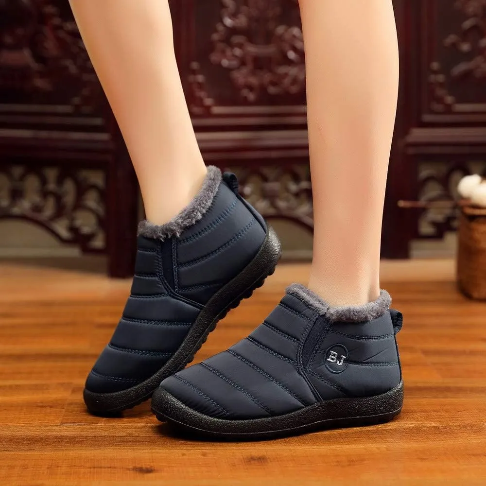 Women Snow Boots Waterproof Tall Size 7 White Snow Boots Women Winter Work Boots for Woman Womens Garden Boots Waterproof Size 11 Waterproof Womens Boots Wide Width