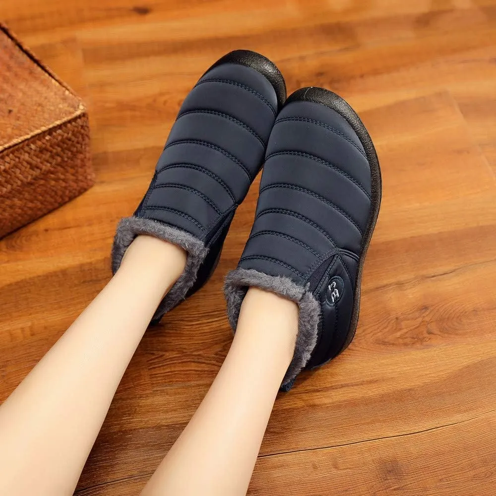 Women Snow Boots Waterproof Tall Size 7 White Snow Boots Women Winter Work Boots for Woman Womens Garden Boots Waterproof Size 11 Waterproof Womens Boots Wide Width