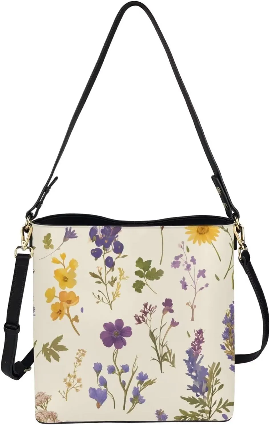 Womens Purse Tote Bags with Detachable Strap and Magnetic Snap Ladies Travel Shoulder Satchel
