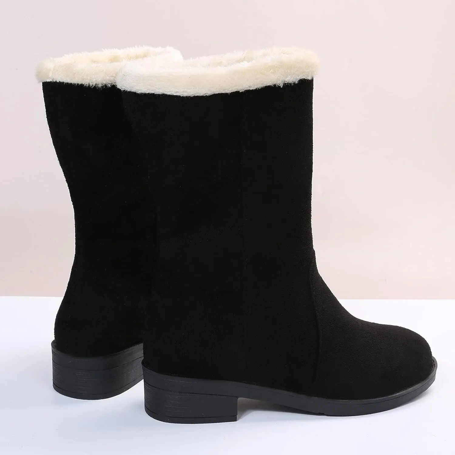 Womens Snow Boots Waterproof Women's Waterproof Slip Resistant Work Boots Snow Boots Women Womens Boots Ankle Flat Non Slip Waterproof Wide Width Botas Para La Nieve De Mujer Antideslizantes