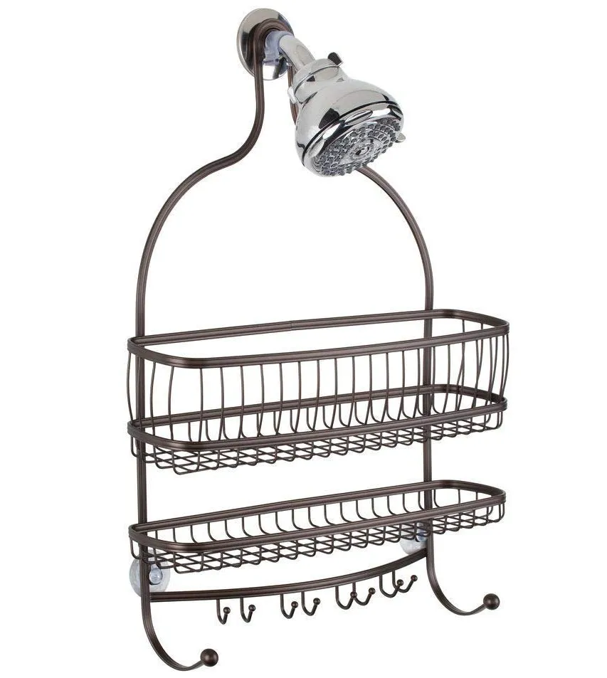 York Lyra Jumbo Shower Caddy - Bronze