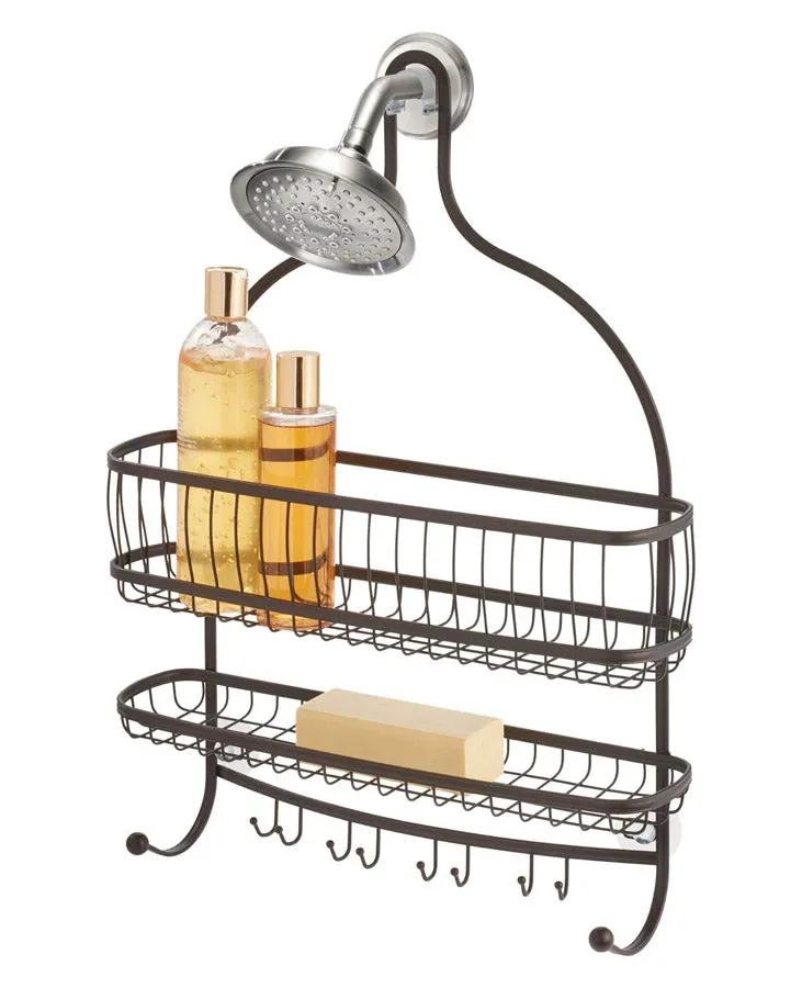 York Lyra Jumbo Shower Caddy - Bronze